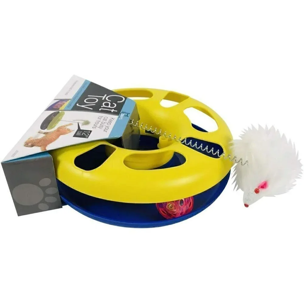 Ball Track Cat‎ Toy with Mouse Swatter